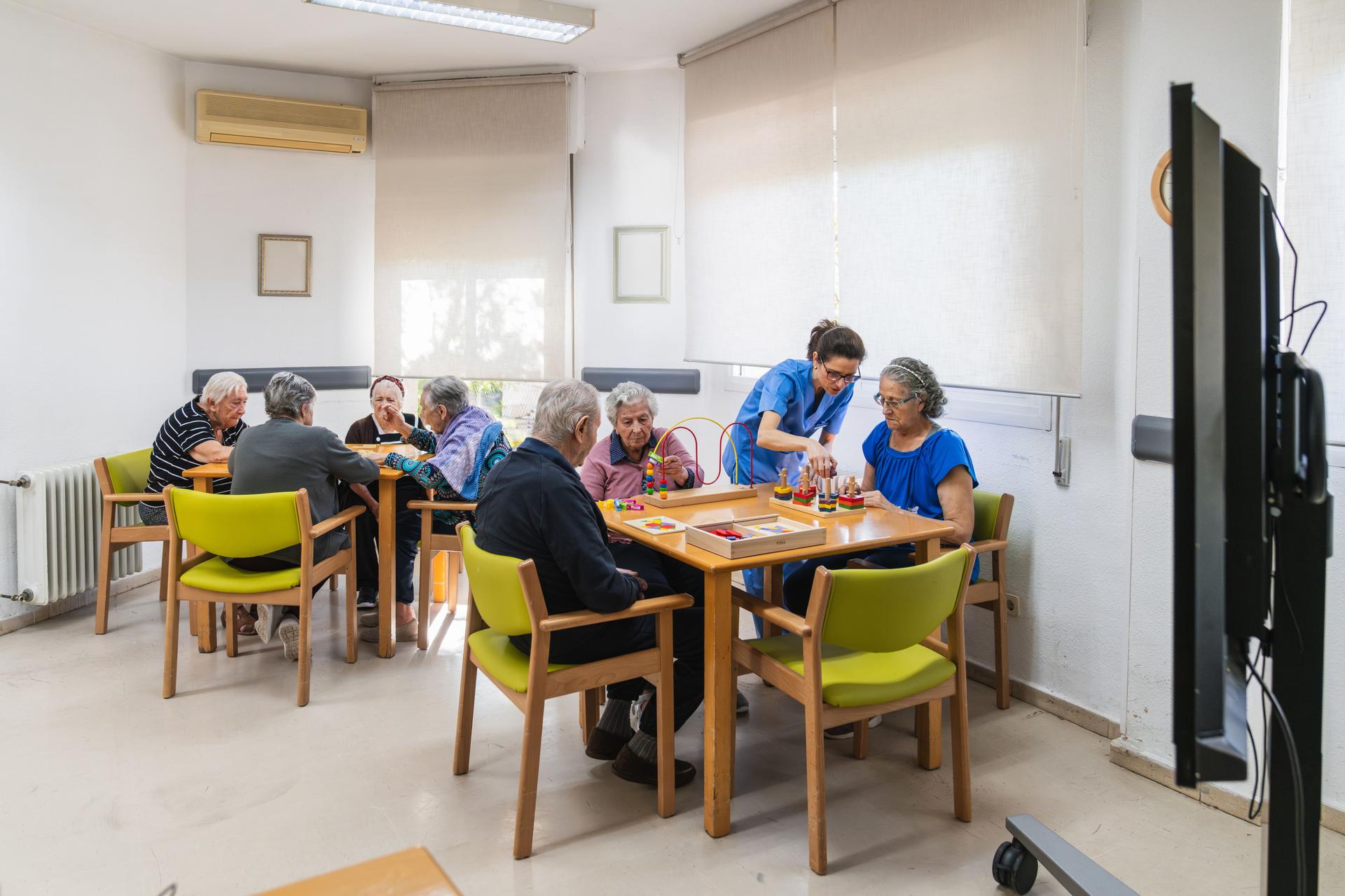 Caring for seniors in a nursing home environment